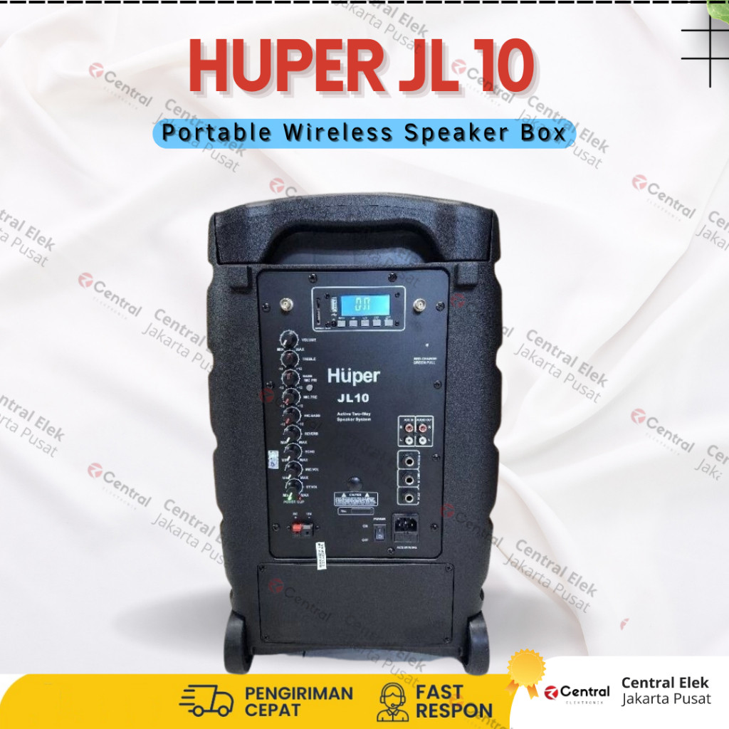 speaker portable huper jl10 jl 10 portable aktif bluetooth
