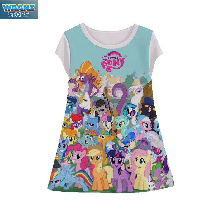 Dress Anak My Little Pony Tunik-MyLittlePony-3-designWD Umur 1-12 Tahun Tunik - Waanstore
