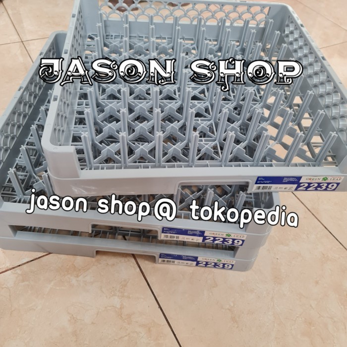 dish rack green leaf 2239/container cuci piring 2239/dish dryer