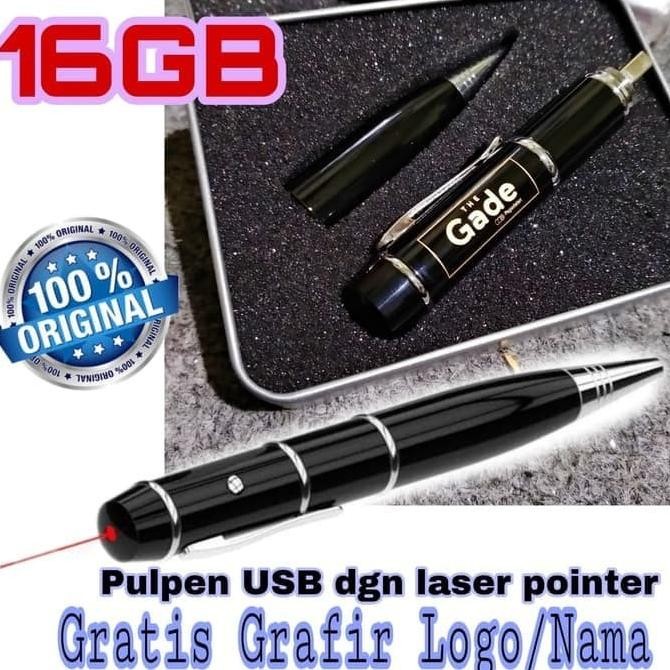 

Produk Baru!! pulpen dgn 3 fungsi pulpen usb laser pointer gratis grafir nama