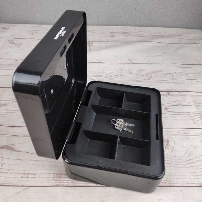 BRANKAS MINI CASH BOX UANG TEMPAT BARANG BRANGKAS MATERIAL BESI KUAT