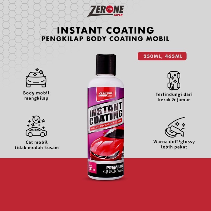 Ready Zerone Instant Coating Pengkilap Body Coating Mobil