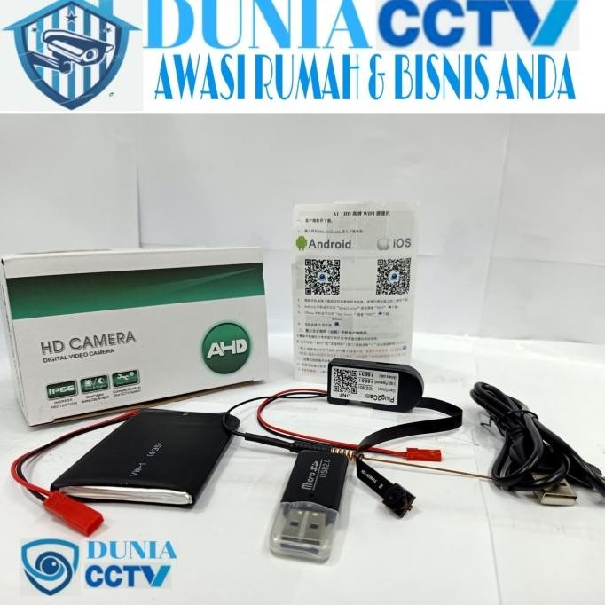 " Spy Cam Kecil - Mini Wireless Spy Cam - Bisa Pantau Jarak Jauh