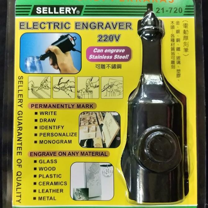 

MESIN GRAFIR / UKIR - ELECTRIC ENGRAVER SELLERY 21-720