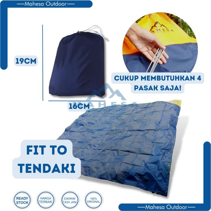 FOOTPRINT UNTUK ALAS TIKAR TENDA TENDAKI BORNEO KAPITAS 4P DOME