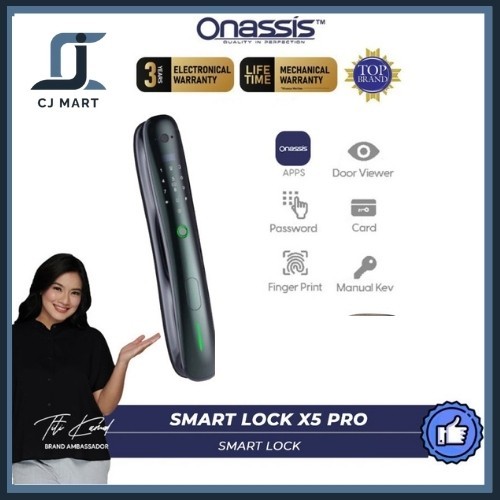ONASSIS SMART LOCK X5 PRO CAMERA BUILT IN