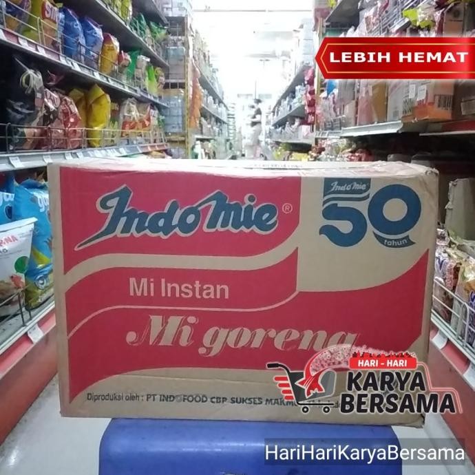 

Terlaris Mie Instan Indomie Goreng Isi 40 Pcs X 80Gr - Per Karton Ready Stok
