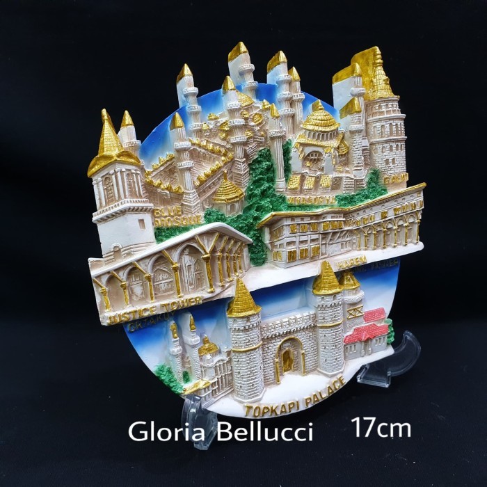 PAJANGAN PIRING ISTANBUL TURKI DINDING GANTUNG AYASOFYA TOPKAPI PALACE