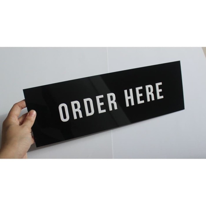 SIGNAGE ORDER HERE / SIGNAGE ORDER HERE / ORDER HERE SIGN AGE