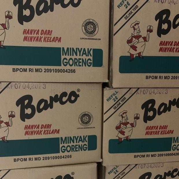 

Terlaris Minyak Kelapa Barco 2Liter X 6Pcs Ready Stok