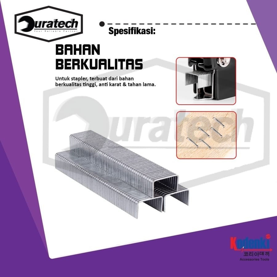 Isi Staples Tembakan Angin 1008J Benz Werkz / Isi Steples 10mm / 1008J Kodenki isi staples paku