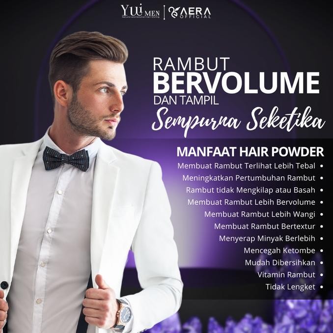 

BARU YUIMEN HAIR POWDER PREMIUM - PURPLE ROYALE - GRATIS SISIR
