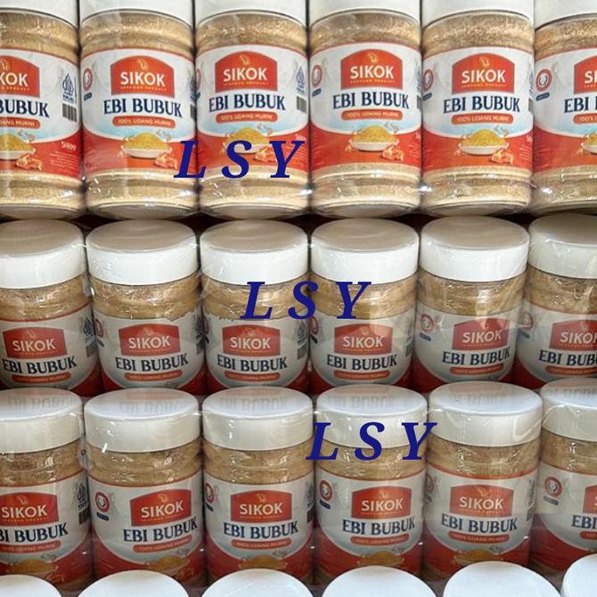

BARU SIKOK EBI BUBUK SHRIMP POWDER 75GRAM HEBI MENIR 100% ASLI UDANG EBI ( SIKOK BOTOL )