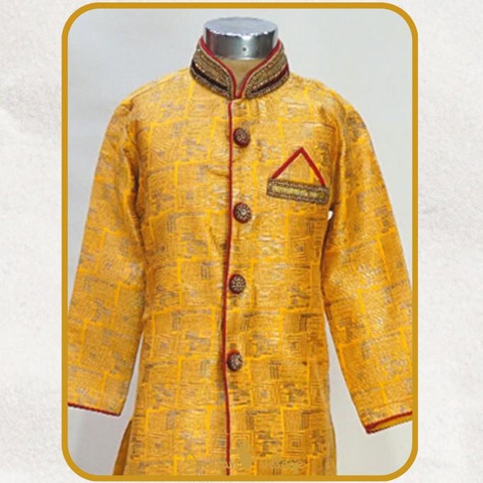 Setelan Baju Anak Laki-Laki India Kurta / Vest Termurah