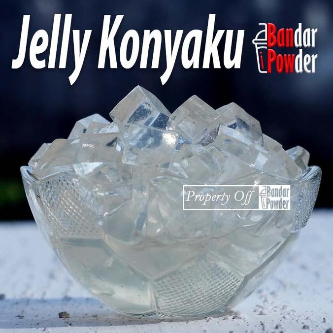 

BARU BUBUK JELLY KONYAKU 1KG - TOPPING MINUMAN BUBBLE DRINK - BANDAR POWDER