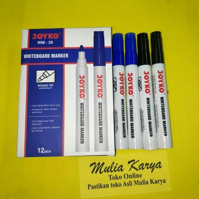 

Whiteboard Marker / Spidol Papan Tulis Joyko WM-28 / WM-29 / Box Termurah