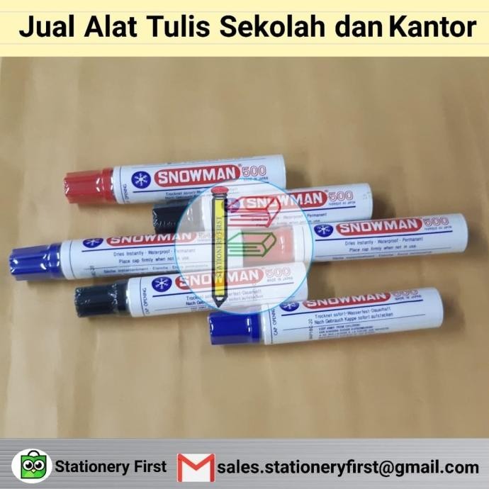 

Spidol Permanen Jumbo 500 Snowman per Lusin Termurah