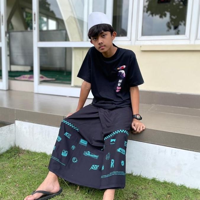 Sarung Racertees Hitam Viral Sarung Batik