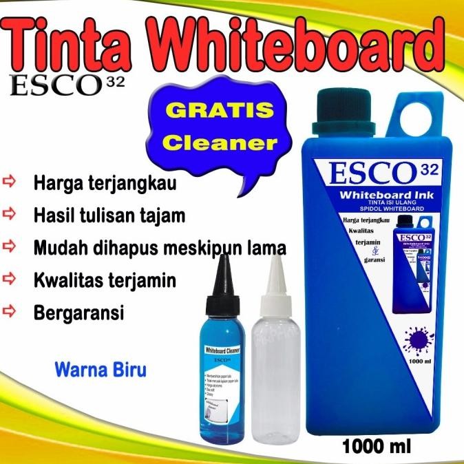 

Tinta spidol whiteboard biru esco 32 Termurah