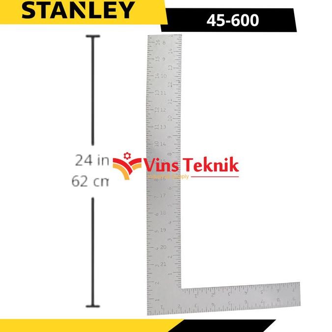 

Promo penggaris siku Steel Carpenters Squares Imperial STANLEY 45-600 COD