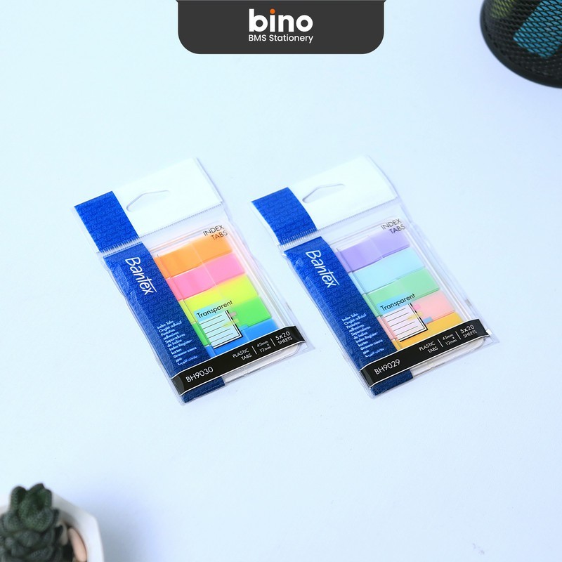 

[BMS Bekasi] Bantex Pembatas Halaman Warna Warni Bahan Plastik 45x12 mm BH90XX