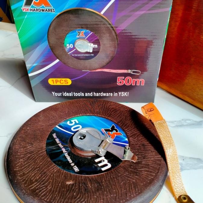 

Promo meteran 50 meter meteran tanah 50m bulat COD