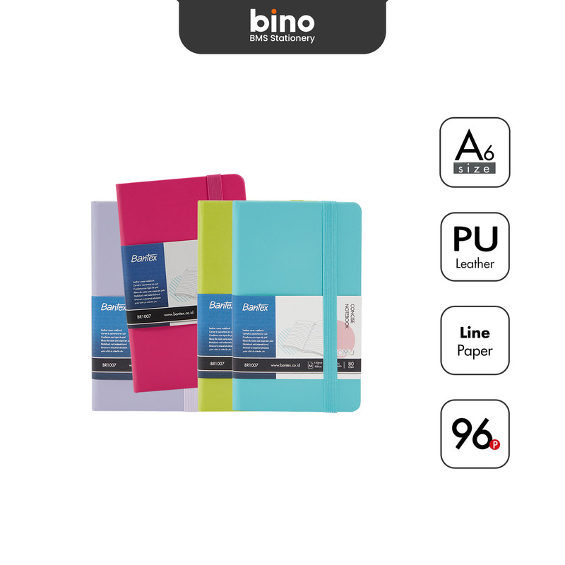

[BMS Surabaya] Bantex Buku Jurnal A6 Bergaris / Catatan Agenda Bahan Kulit PU Warna Pastel BR1007