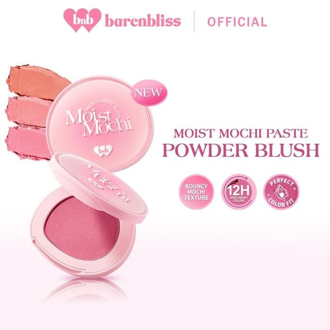 

BARU [NEW LAUNCH] BNB BARENBLISS MOIST MOCHI PASTE POWDER BLUSH