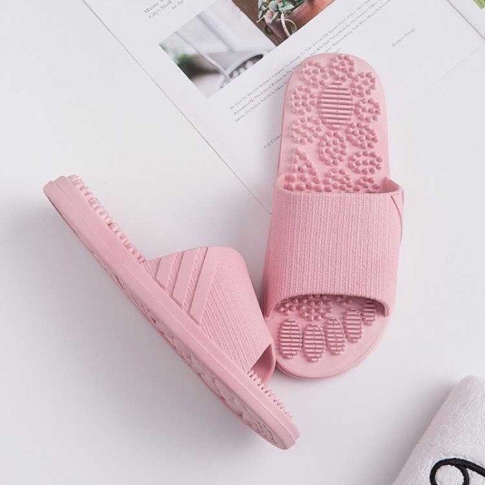 TERPERCAYA Sandal Refleksi, Sandal Rumah Bahan Eva Telapak Tebal dan Empuk
