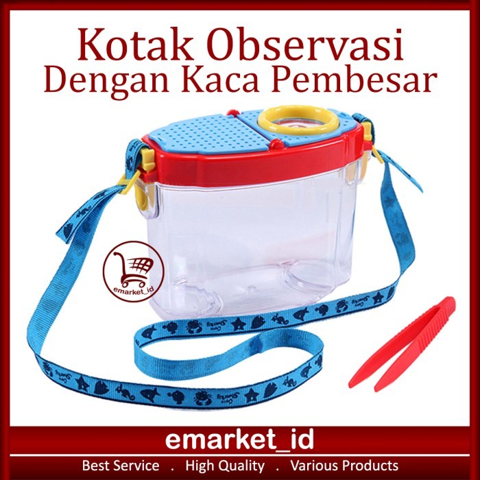 

Kotak Observasi Serangga / Bug Insect Viewer / Portable Dengan Kaca