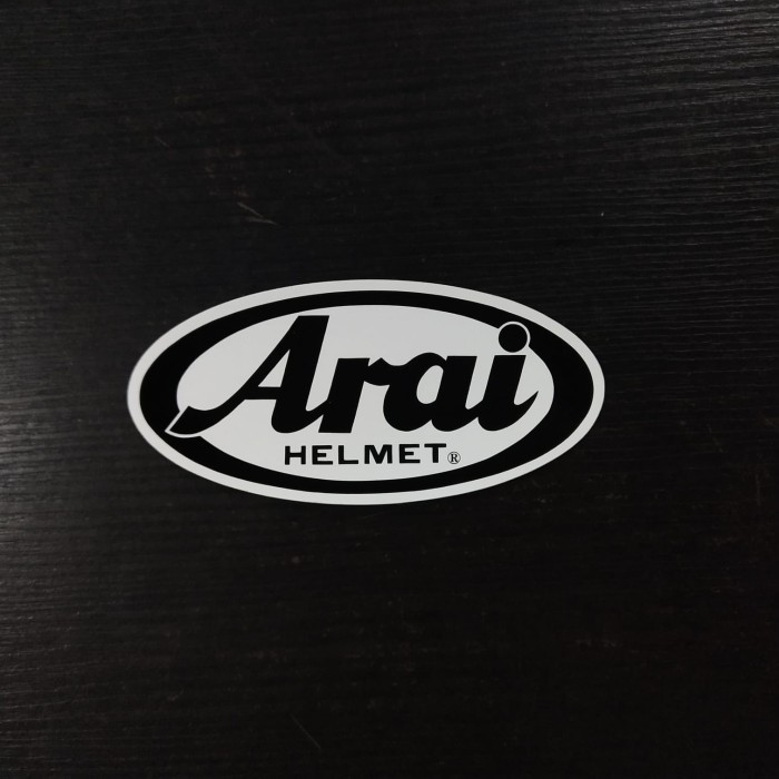 STICKER LOGO ARAI HELMET ORIGINAL MEDIUM SIZE