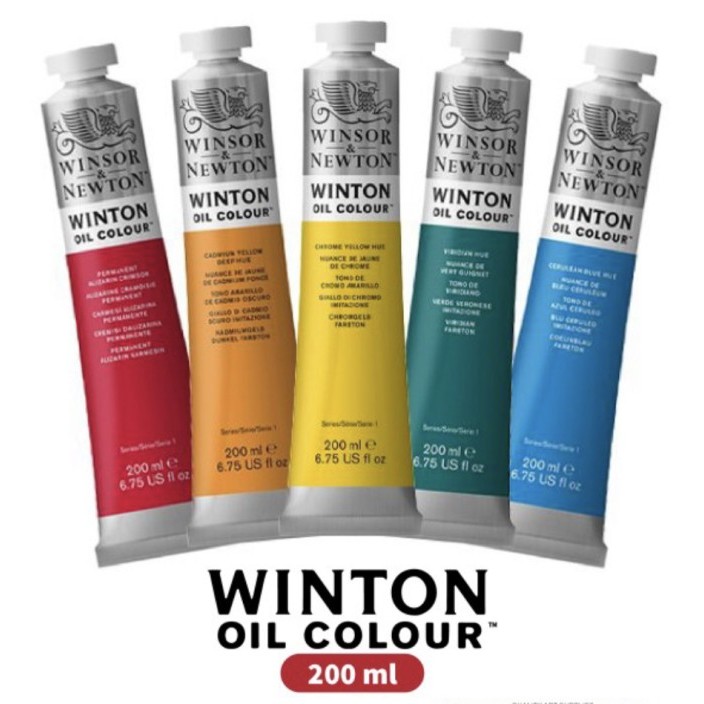 PROMO Winton Oil Colour Painting Cat Minyak Lukis Winsor and Newton 200ml