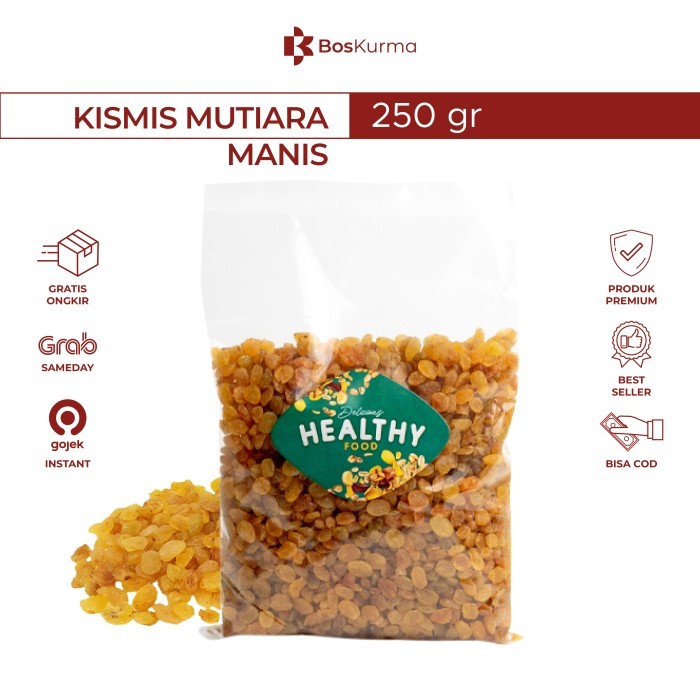 

Kismis Mutiara Manis 250 gr