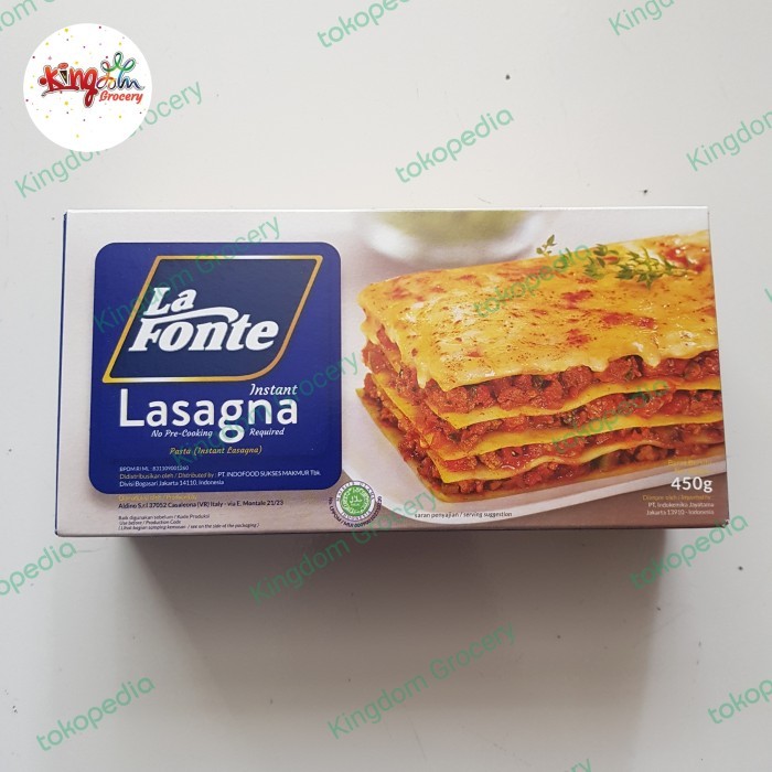 

LAFONTE LASAGNA 450GR/PASTA LASAGNA