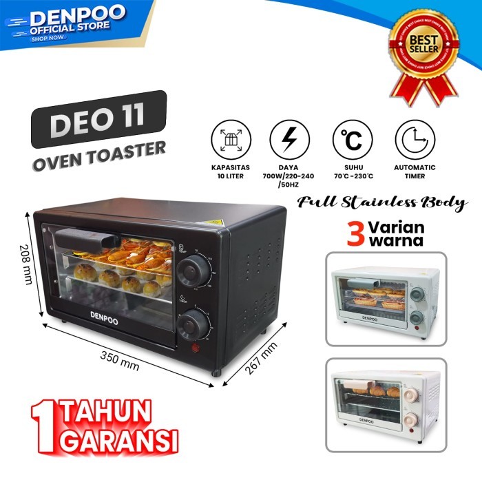 Oven Listrik Denpoo Deo 11 ( 9 Liter )