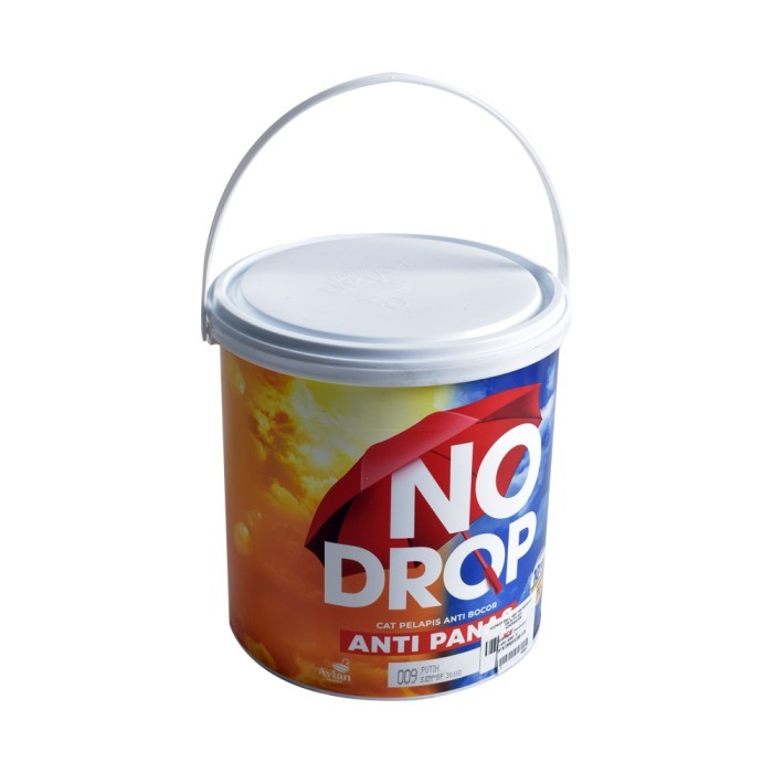 Azko No Drop 4 Kg Cat Dinding Primer Waterproof Anti Panas - Putih Paint Waterproof Cat Lapisan