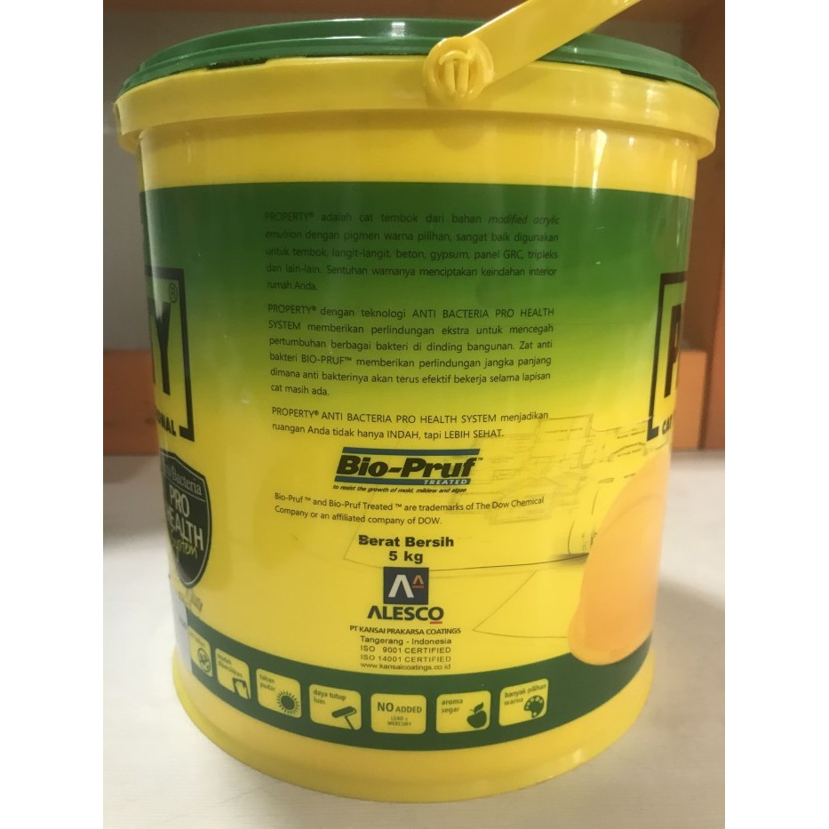 Cat Tembok Property White Ballroom 5Kg