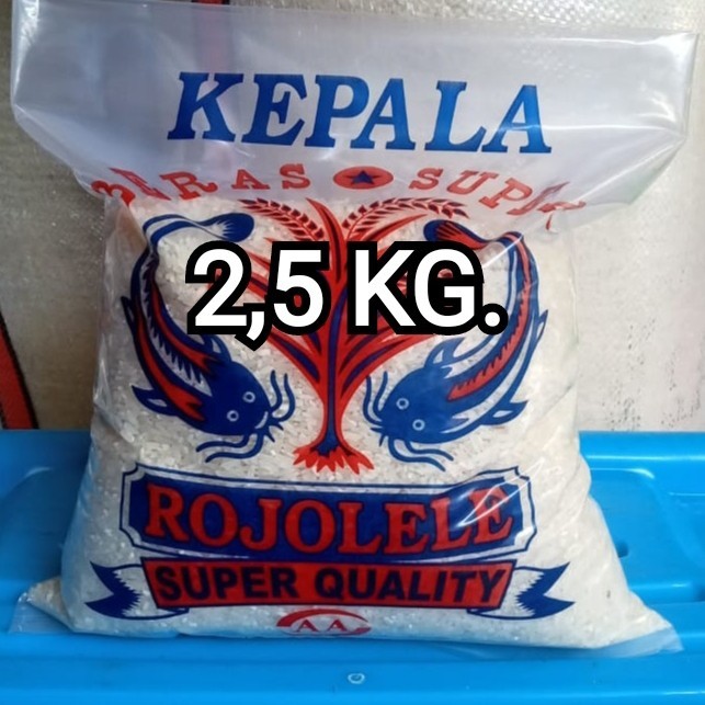 

terbaru NEW Readyy BERAS KEPALA ROJOLELE 2,5 KG. MINI PACKAGING UNTUK PAKET SEMBAKO.