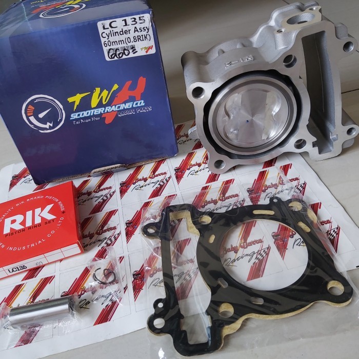 Silinder Blok Block Set Assy Twh Racing Jupiter Mx New Old 60 Mm 135Cc Barang Langka