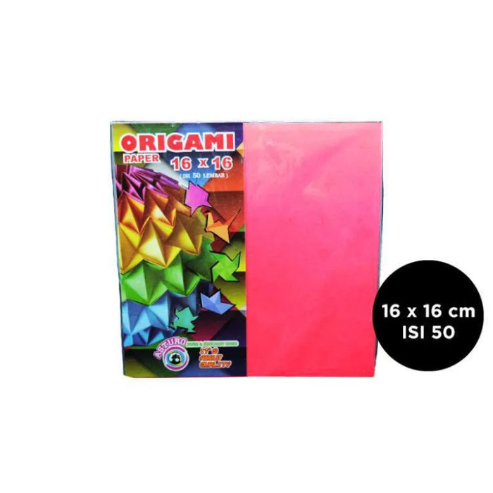 

Kertas Lipat Origami Asturo 16 x 16 cm isi 50 lembar