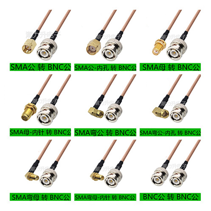 3M RG316 BNC Male To SMA male Connector/RPSMA Male Female To BNC-J RF RP-SMA Connector Adapter exten