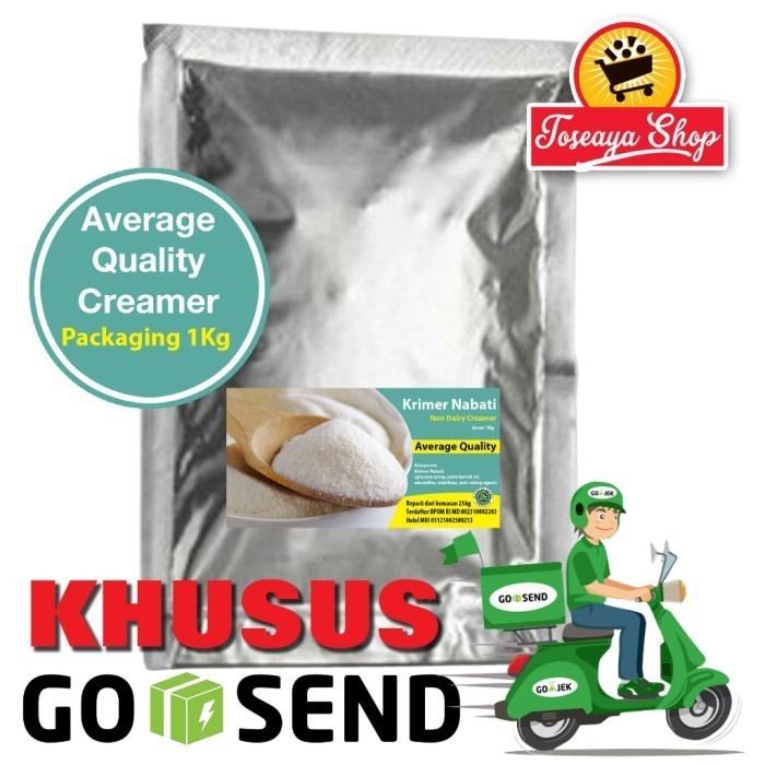 

TERLARIS TERLARIS TERLARIS KRIMER/CREAMER NON DAIRY AVERAGE QUALITY -KHUSUS GOSEND/GRABEXPRESS-