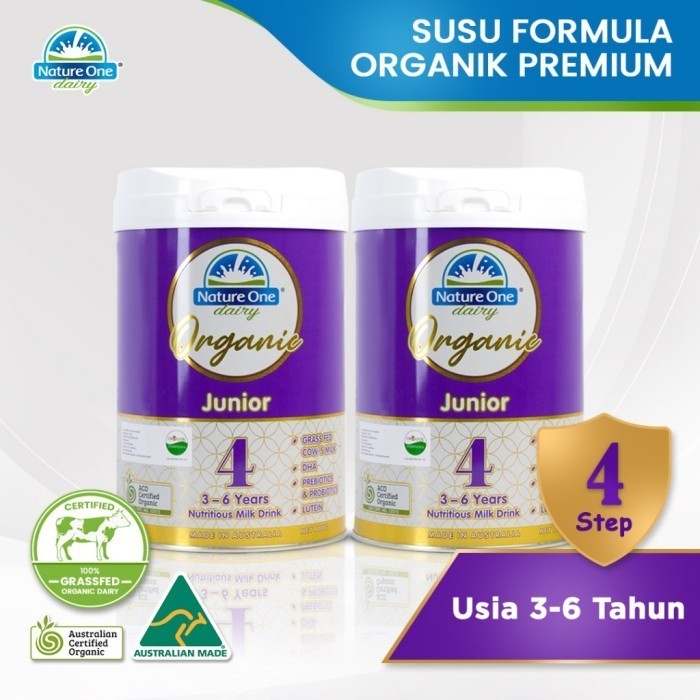 

TERLARIS TERLARIS TERLARIS PAKET BUNDLING 2 PCS NATURE ONE DAIRY ORGANIC STEP 4 900 GRAM MURAH!!!