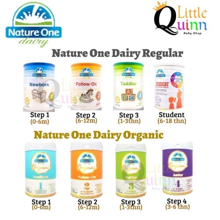 

TERLARIS TERLARIS TERLARIS NATURE ONE DAIRY ORGANIC FORMULA MILK STEP 1 2 3 4 / NATURE ONE DAIRY