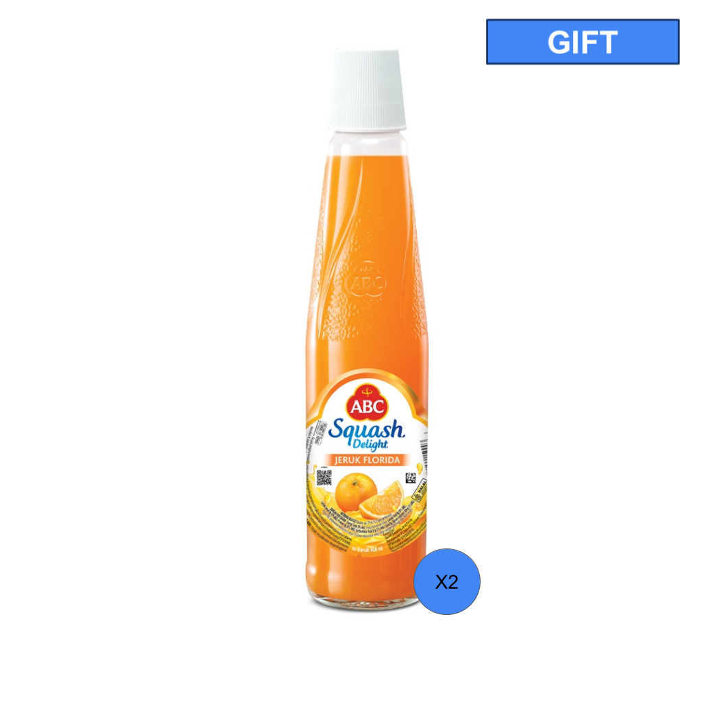 

[GIFT] ABC Sirup Squash Delight Jeruk Florida 450 mL x 2