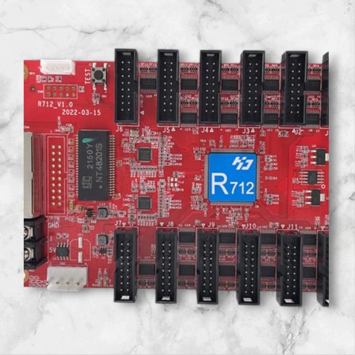 TERBARU led video tron receiving card huidu_R712 hd_R712.naxa vision BISA GRAB