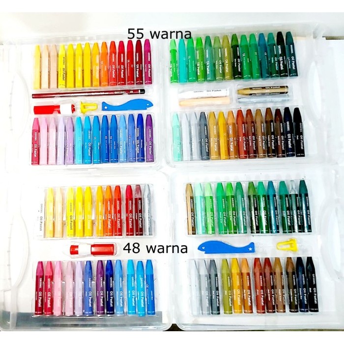 

Crayon Oil Pastel Greebel Kids 55 Warna [SET]