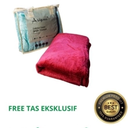 ] Selimut bulu halus polos 150x200cm blanket bulu polos premium tebal