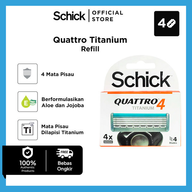 Schick Alat Cukur Quattro Titanium Refill