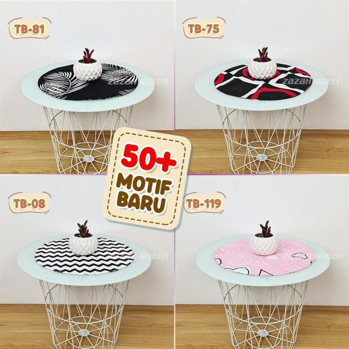 PENAWARAN SPESIAL [NEW] TAPLAK MEJA TAMU MINIMALIS - BULAT DFR1061